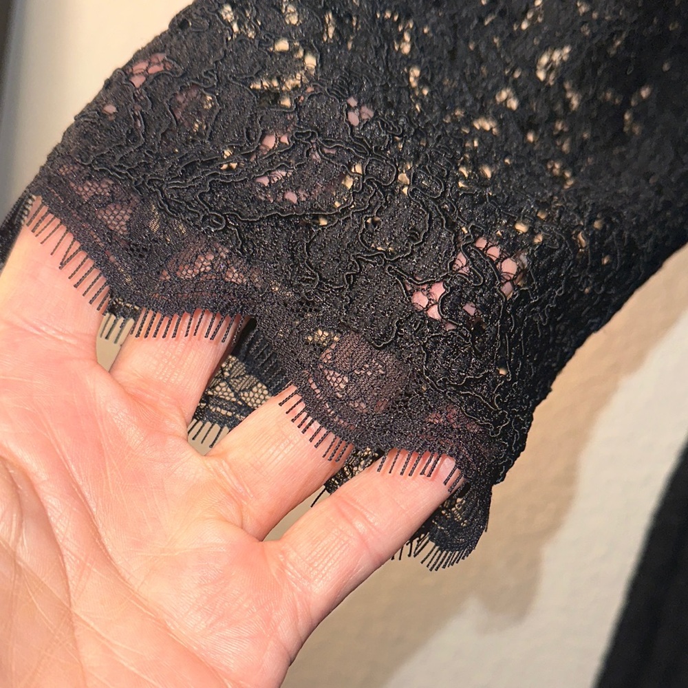 Adrianna Papell Black Lace Midi Dress - Picture 3 of 12